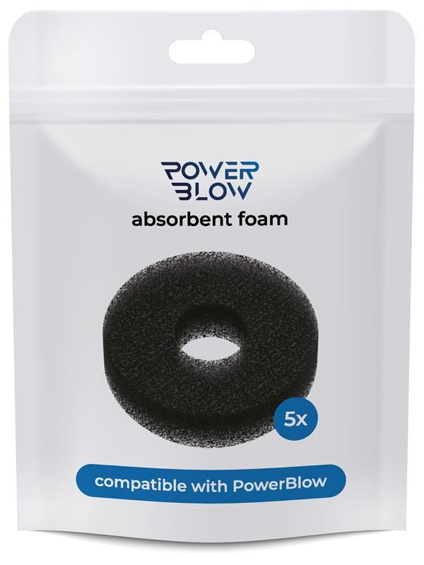 Kiiroo PowerBlow Comfort Enhancers Absorbent Foam Inserts 5 Pack - - Masturbators and Strokers