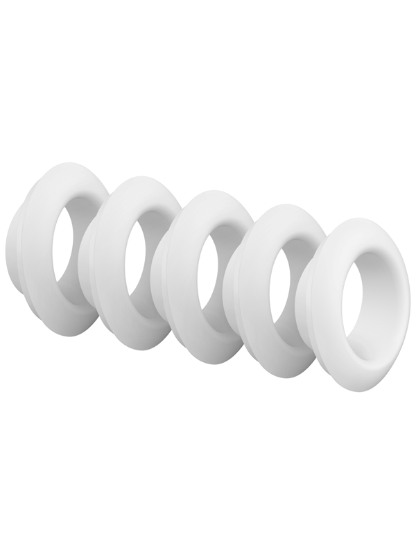 Satisfyer Deluxe Climax Tips for Air Pulse Stimulator 5 Silicone Tips - - Clit Ticklers and Pulsators