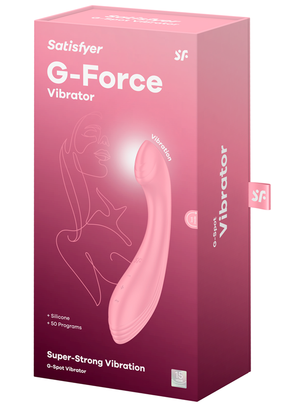Satisfyer G Force Multi Functions Silicone G Spot Massager with 50 Vibrations - - G-Spot Vibrators