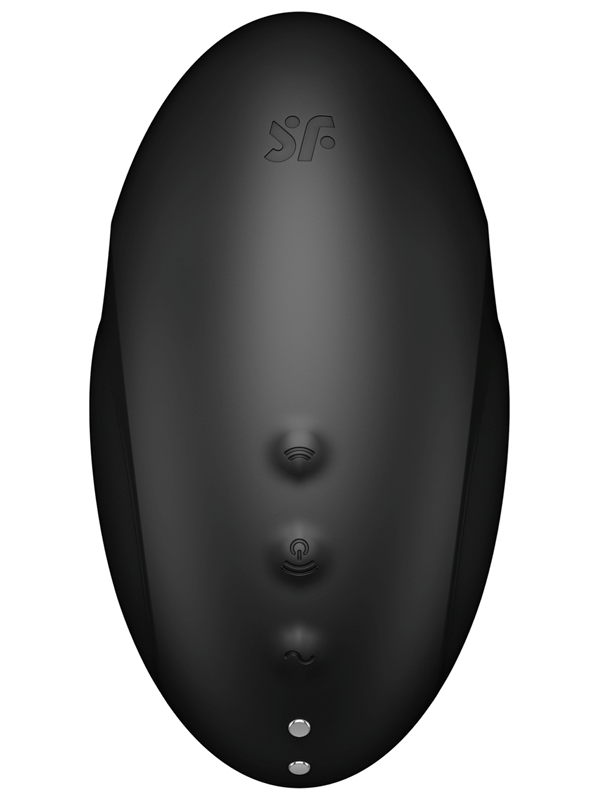 Satisfyer Vulva Lover 3 Black Air Pulse Clitoral Vibrator with Dual Motors - - Clit Ticklers and Pulsators