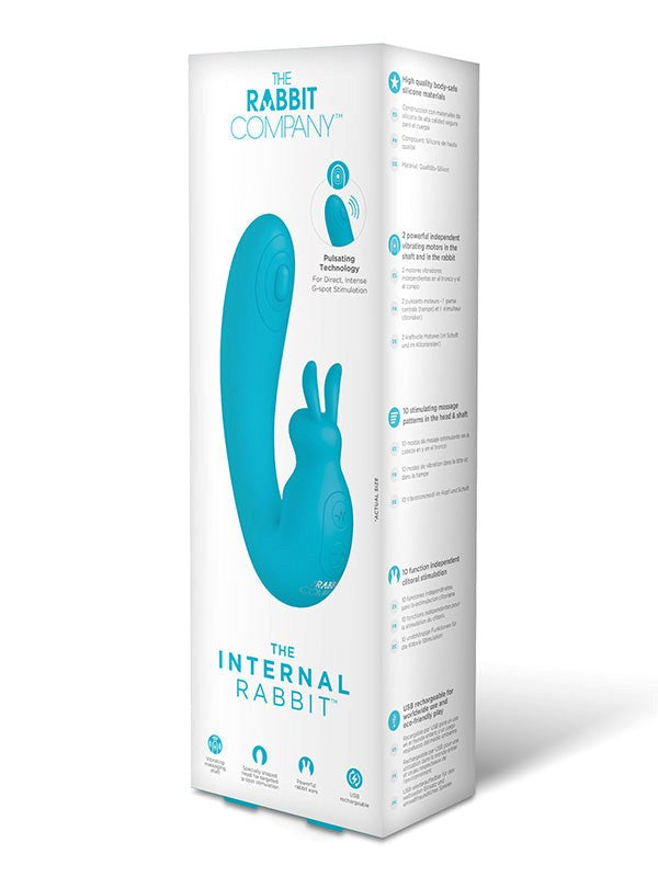 Xgen Products The Internal Rabbit 10 Functions G Spot Vibrator Dual Motor - - G-Spot Vibrators