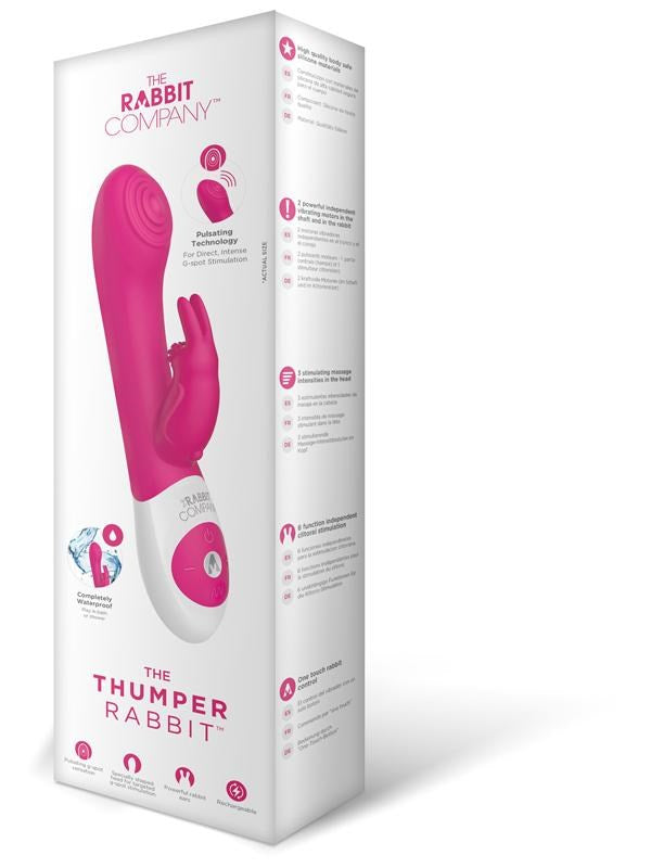 Xgen Products The Thumper Dual Stimulation Rabbit Vibrator with Dual Motors - - Rabbit Vibrators