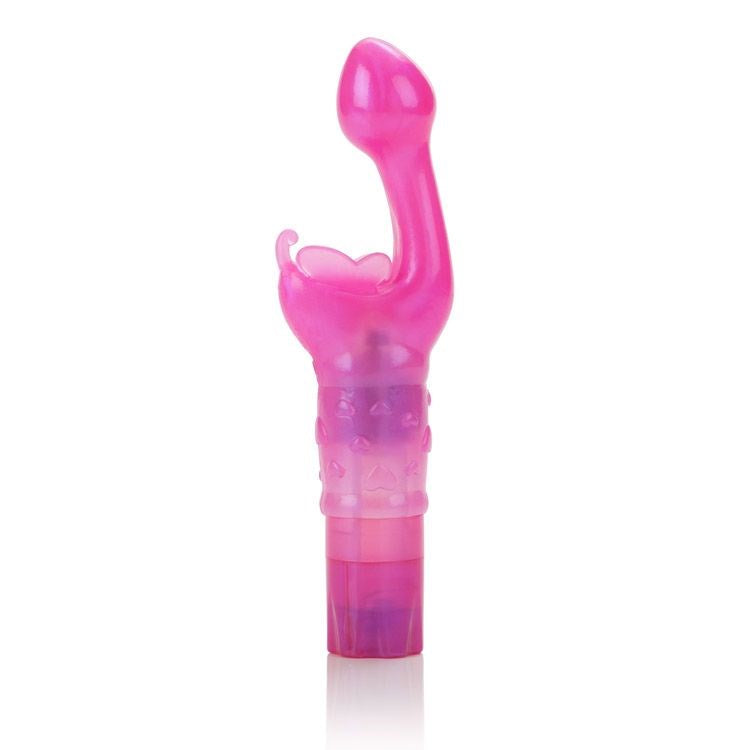 California Exotics Butterfly Kiss Clitoral and G Spot Vibrator Dual Stimulation - - G-spot Vibrators