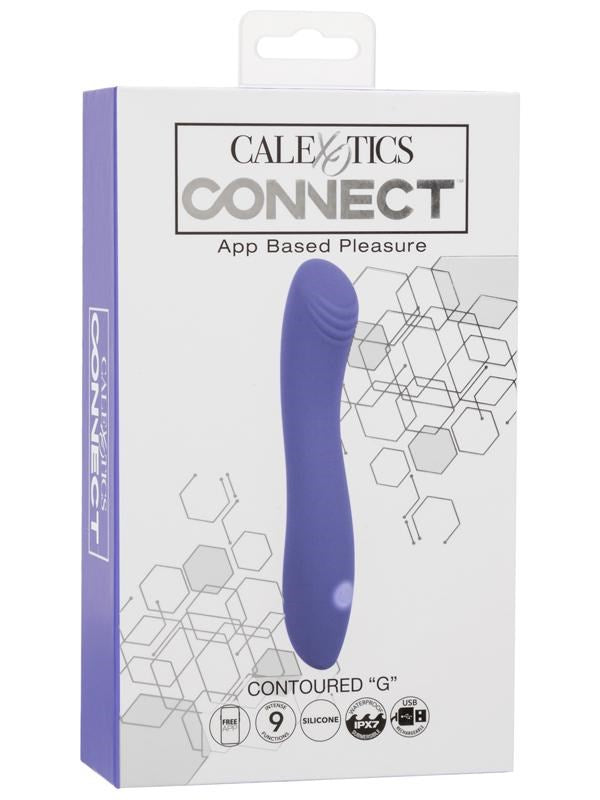 California Exotics Connect Contoured G App Controlled Vibrator - - G-spot Vibrators