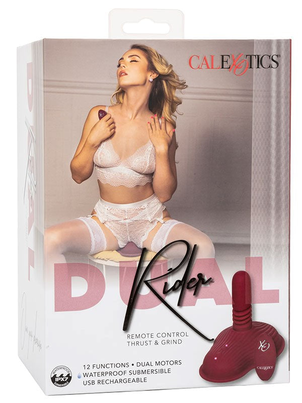 California Exotics Dual Rider Remote Control Thrust and Grind Vibrator - - Personal Massagers