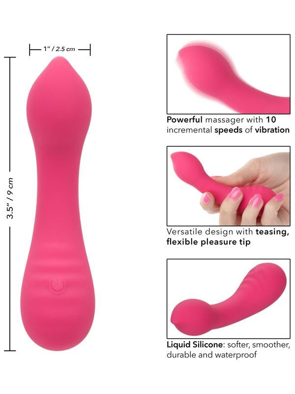 California Exotics Liquid Silicone Pixies Teaser Rechargeable G Spot Vibrator - - G-Spot Vibrators