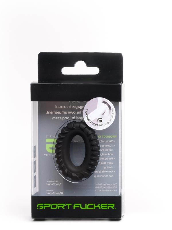 Sport Fucker Traction Ring Silky Smooth Silicone Cock Ring for Enhanced - - Stretchy Cock Rings