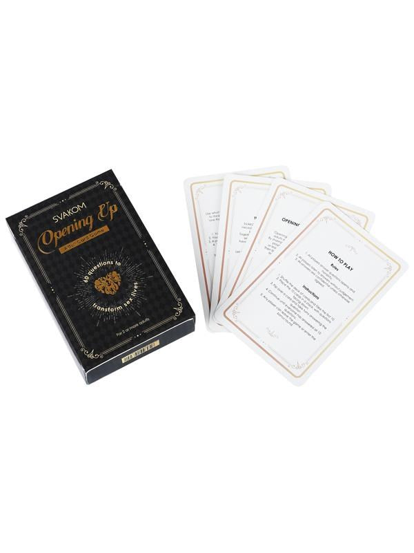 Svakom Opening Up Adult Card Game Expert Developed Intimate Communication - - Sex Games, Coupons and Tricks