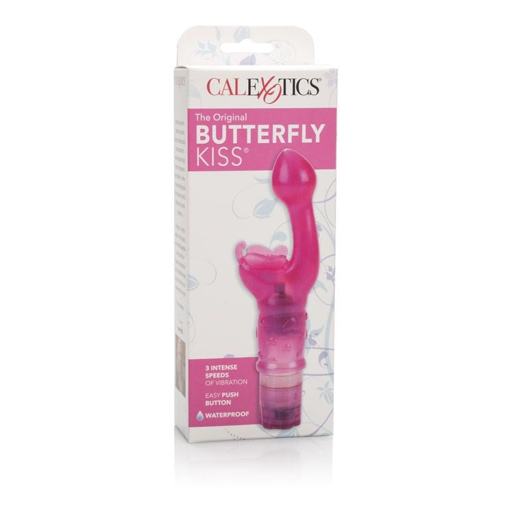 California Exotics The Original Butterfly Kiss G Spot Vibrator Pink TPE - - G-spot Vibrators