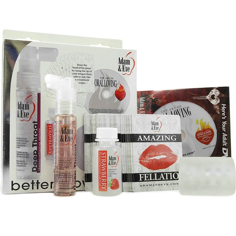 Adam & Eve Better Blow Job Couples Sex Toy Kit with Realistic Stroker - - Sex Kits