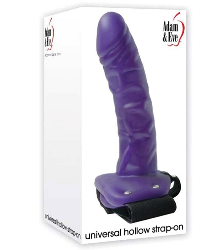 Adam & Eve Universal Hollow Strap On with Hollow Design - - Strap On Sextoys