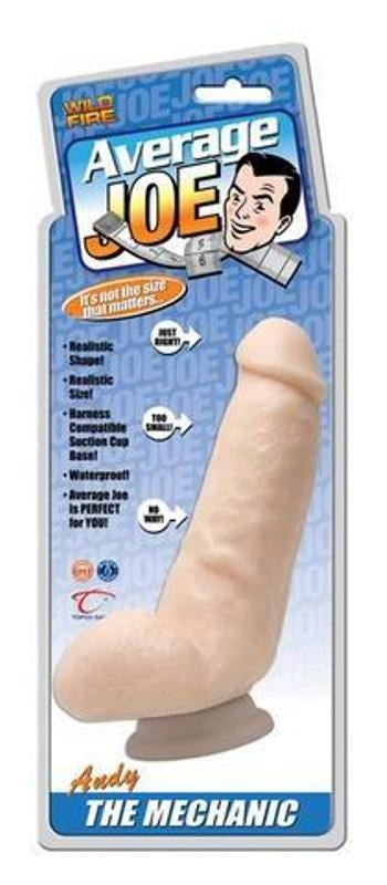 Topco Average Joe The Mechanic Andy Realistic Dildo with Suction Cup - - Realistic Dildos
