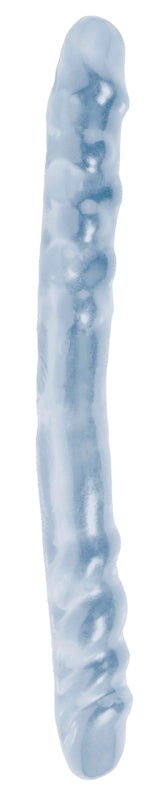 Pipedream Products Basix Realistic Double Dong 16 inch Clear - - Realistic Dildos