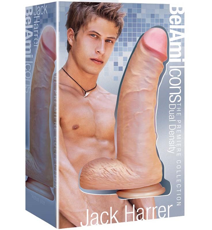 Icon Brands BelAmi Icons Signature Cock Jack Harrer Dual Density Dildo - - Realistic Dildos