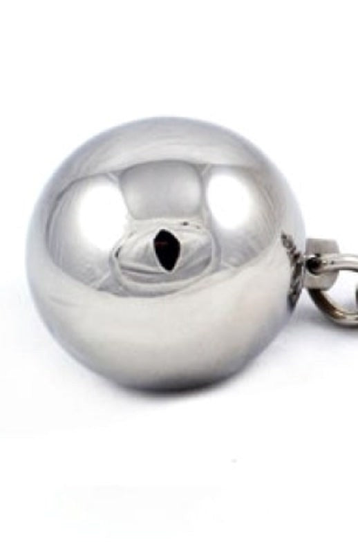 Hells Couture Bens Erotic Ball with Chain Medical Grade Steel Kegel - - Love Eggs and Kegel Exercisers