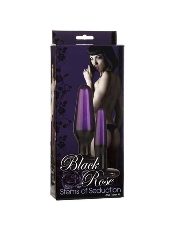 Doc Johnson Black Rose Stems of Seduction Butt Plug - - Sex Kits