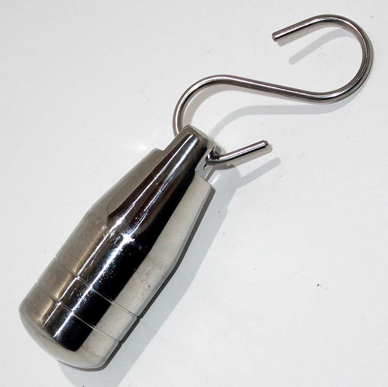 Hells Couture Bomb Stretcher Weight 325g Medical Grade Steel Ball Weight - - Breast and Nipple Toys