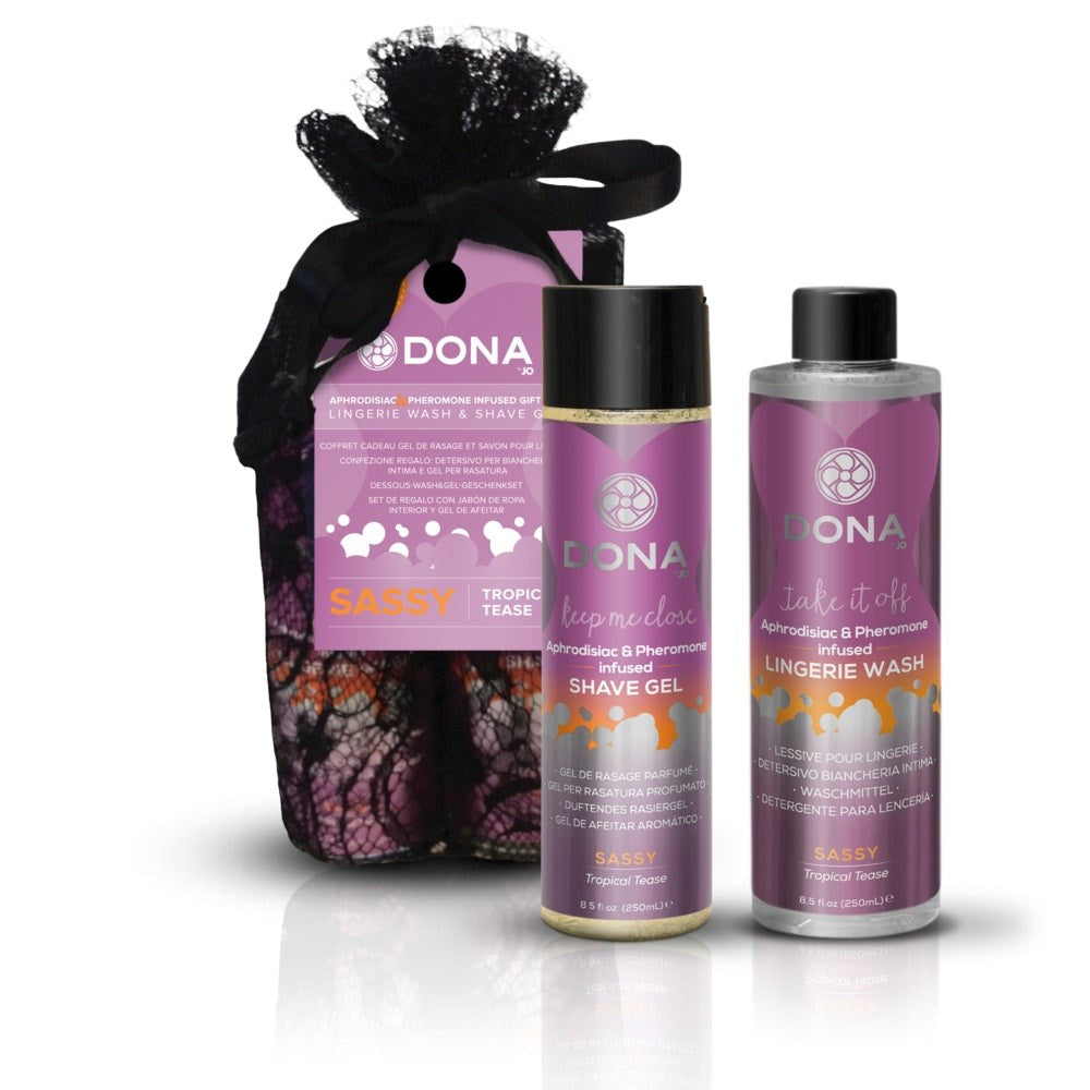 System Jo DONA Be Sexy Sassy Intimacy Kit Complete Sensual Experience - - Sex Kits