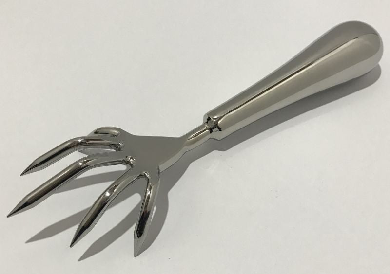 Hells Couture Dragon Claw Steel Scratcher 270mm Stainless Steel BDSM Tool - - Steel Sex Toys