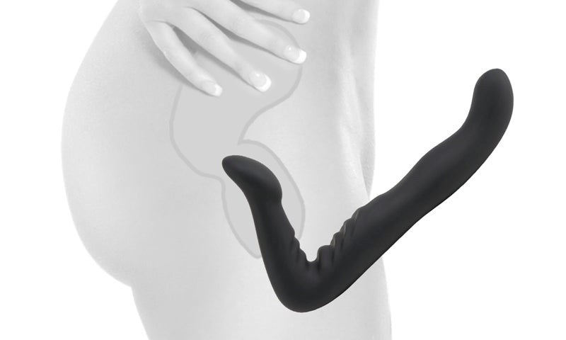 Pipedream Products Fetish Fantasy Elite 8 Inch Strapless Strap On Black Dildo - - Strap On Sextoys