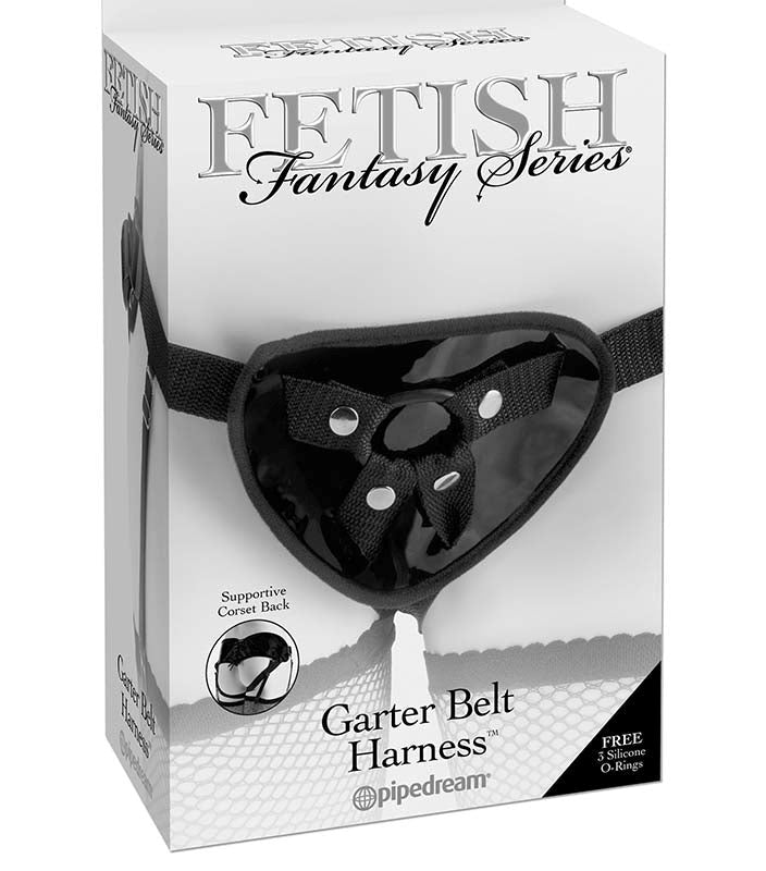 Pipedream Products Fetish Fantasy Series Strap on Garter Belt Harness Set - - Strap On Sextoys
