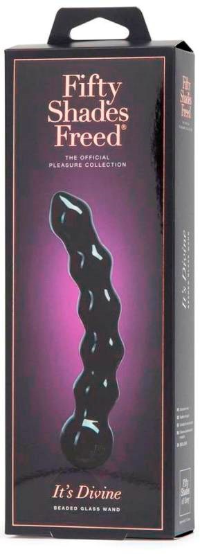 Love Honey Fifty Shades Freed Its Divine Beaded Glass Wand - - Glass Sex Toys