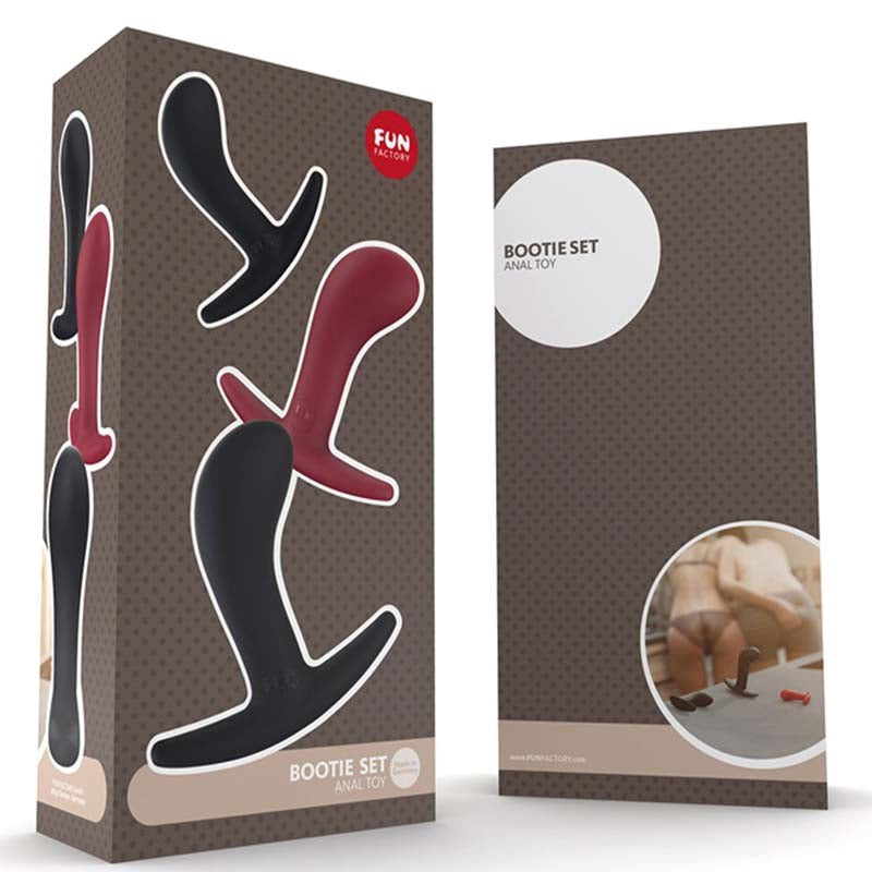 Fun Factory Bootie Butt Plug Set Progressive Anal Training Kit - - Sex Kits