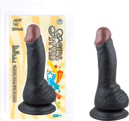 NANMA Corporation G Girl Style Realistic Dong W/ Suction Cup 6 Vibrating Dildo - - Realistic Dildos