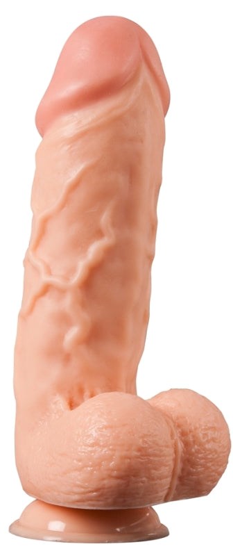 NANMA Corporation Huge Zone 10 Inch Thick Veiny Dong Flesh Realistic Dildo - - Realistic Dildos
