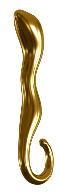 Pipedream Products Icicles Gold Edition G01 Glass Prostate Massager - - Glass Sex Toys