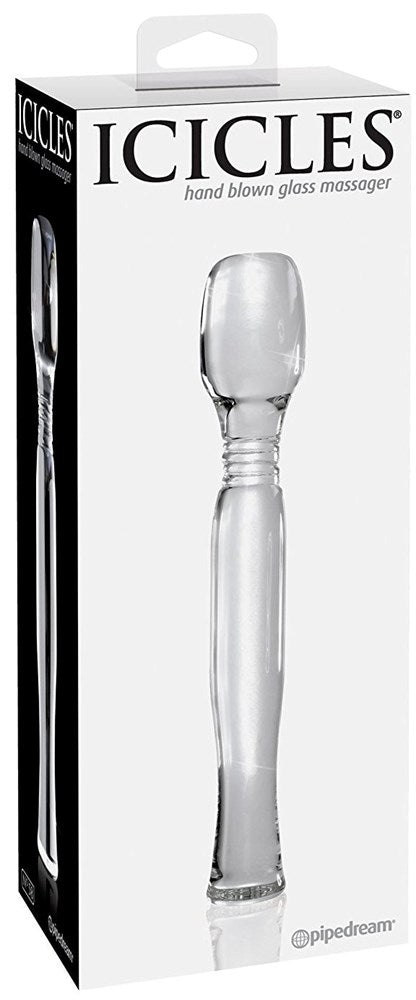 Pipedream Products Icicles No 58 Glass Body Wand Massager Premium - - Glass Sex Toys