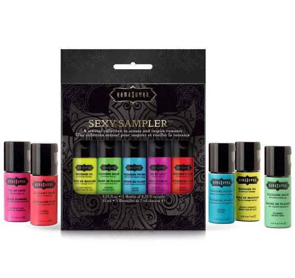 Kama Sutra Sexy Sampler Collection Intimate Enhancement - - Sex Kits