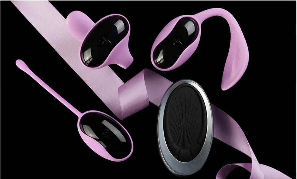 Lamourose Paramour Pour Femme Set Rechargeable Vibrator with 3 Cradles - - Luxury Sex Toys