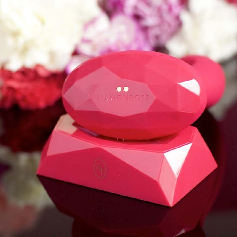 Lamourose Rosa Rouge Dual Motor Heating Vibrator with Temperature Control - - Luxury Sex Toys