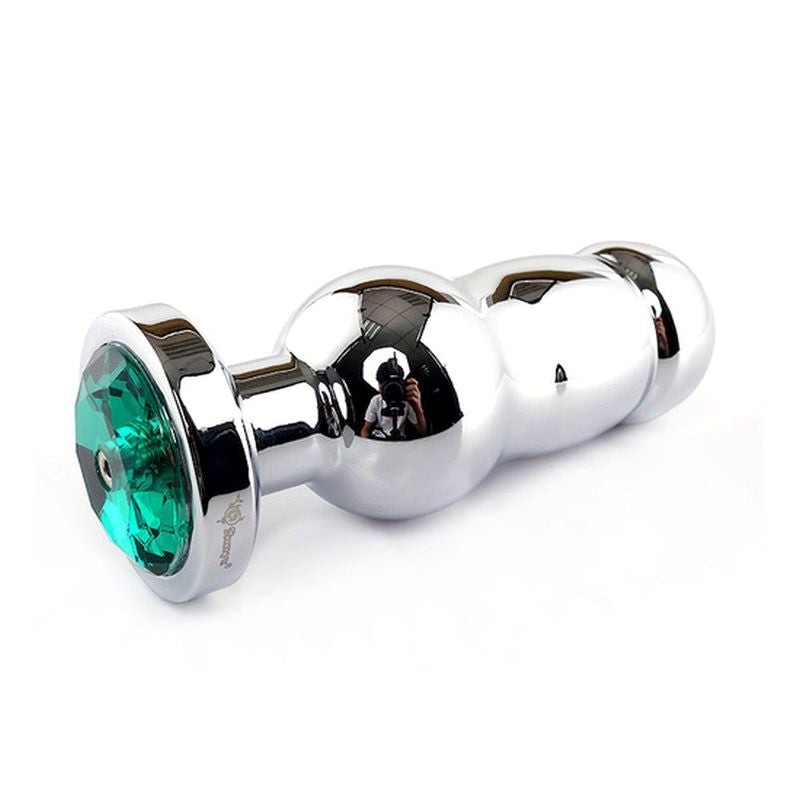 BDStyle Metal Vibration Anal Plug Kit 7 Pattern Remote Control Vibrator - - Sex Kits