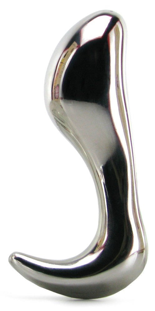 Pipedream Metal Worx Stainless Steel Perfect Butt Plug Heavy Weight Design - - Steel Sex Toys