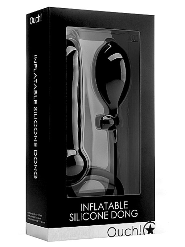 Shots Toys Pleasure Unleashed Ergonomic Silicone Inflatable Dong - - Realistic Dildos