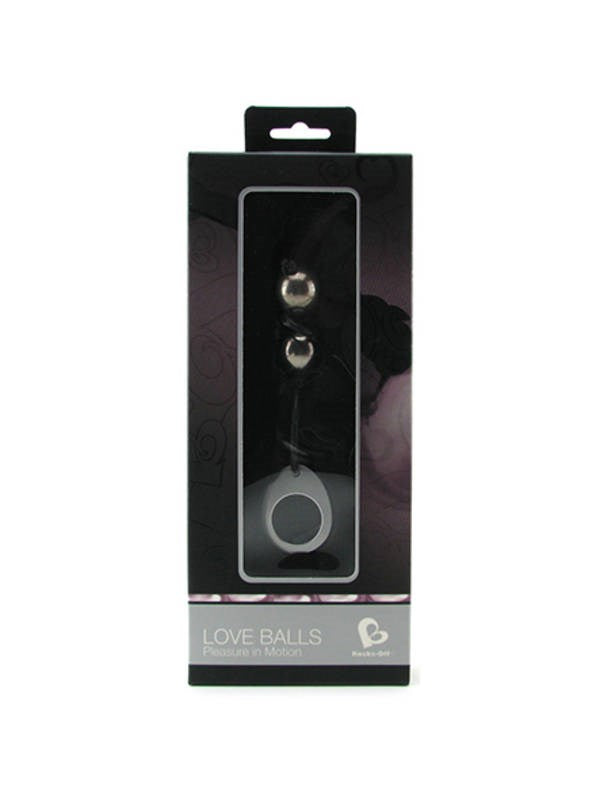 Rocks Off Steel Love Balls Weighted Kegel Exerciser for Pelvic Floor Training - - Love Eggs and Kegel Exercisers