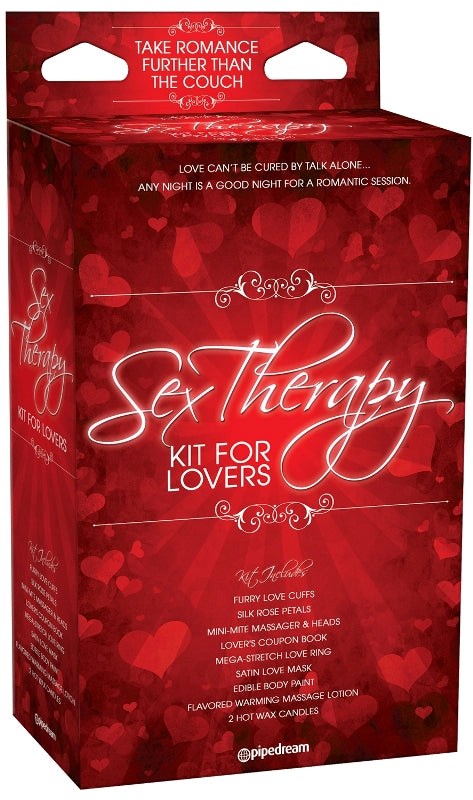 Pipedream Sex Therapy Adult Toys Kit For Lovers 9 Piece Couples Intimacy Set - - Sex Kits