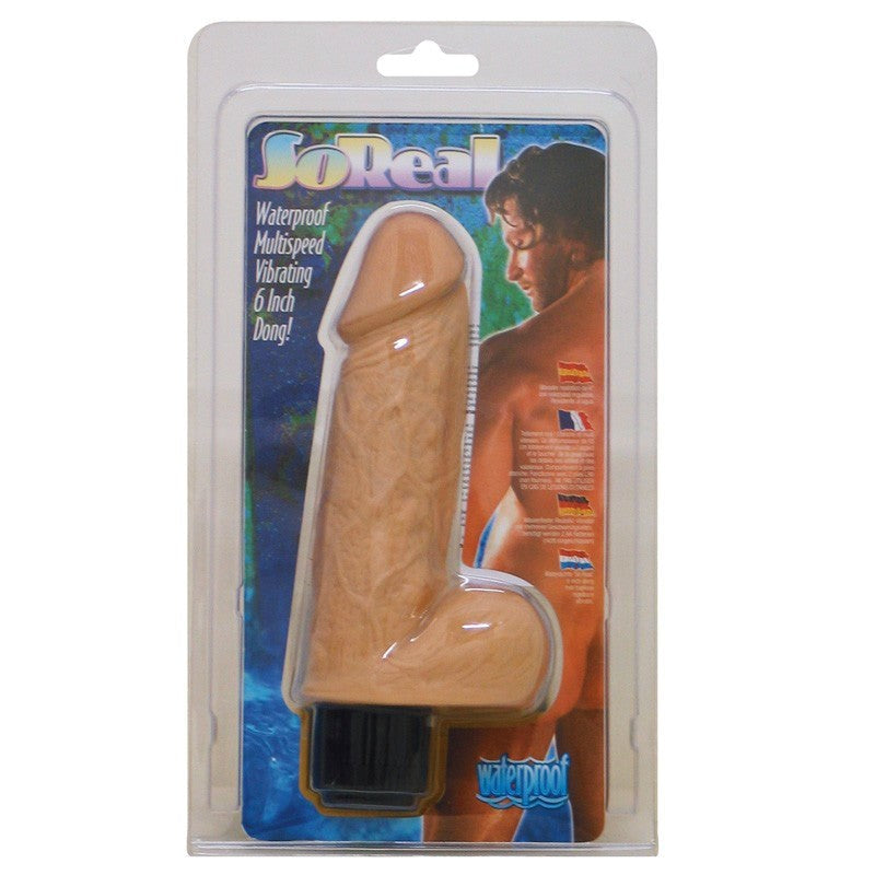 Seven Creations So Real 6 Inch Realistic Vibrating Dong with Multi Speed - - Realistic Dildos