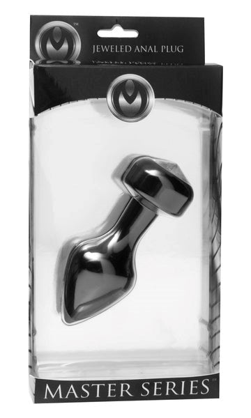 XR Brands Spade Petite Jewel Aluminum Anal Plug Premium Aluminum Construction - - Steel Sex Toys