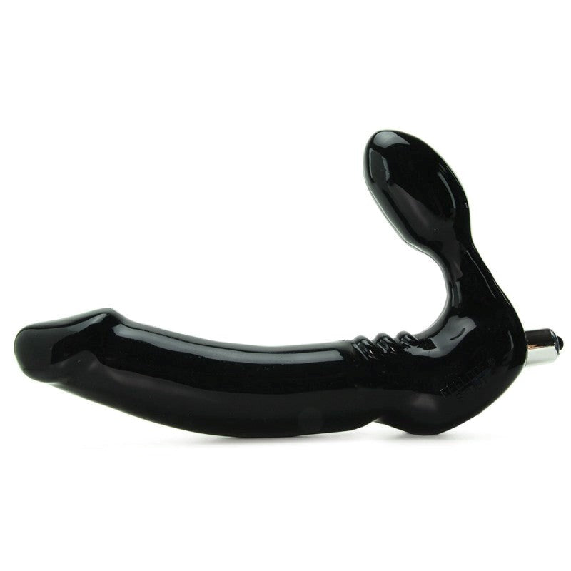 Tantus Feeldoe Stout Black Premium Silicone Strapless Vibrator - - Realistic Dildos
