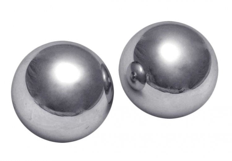XR Brands Titanica Extreme Orgasm Balls Heavy Steel Kegel Exercisers - - Love Eggs and Kegel Exercisers