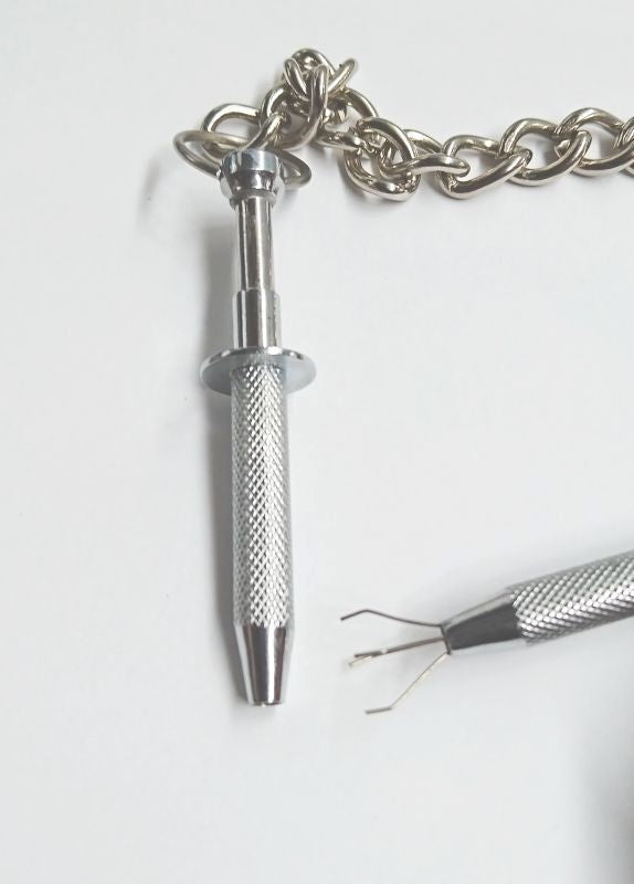 Hells Couture Torture Nipple Grabber Adjustable Pressure Clamps - - Breast and Nipple Toys