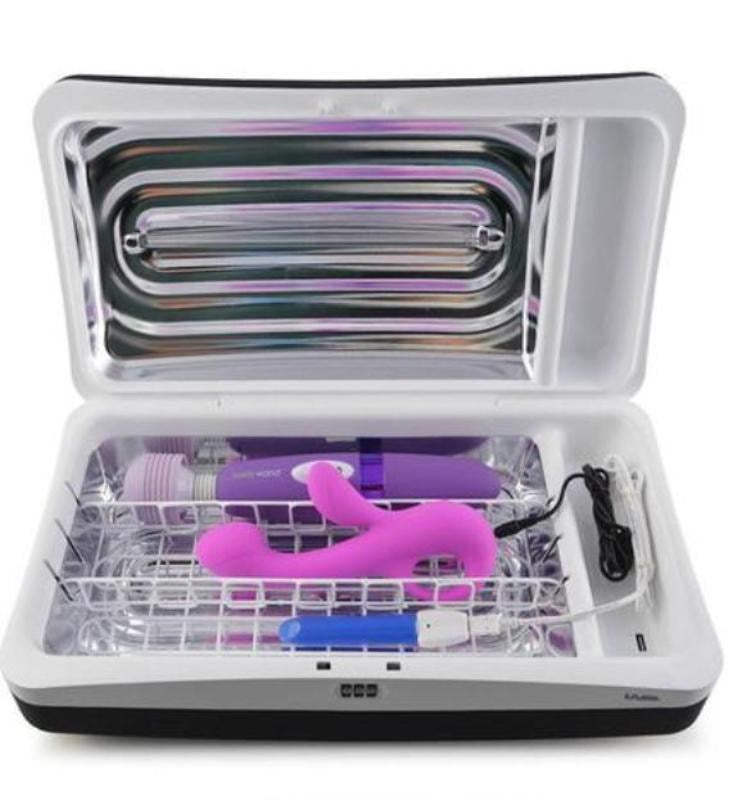 UVee Home Play Sex Toy Cleaner Box with UV C Sanitization Technology - - Adult Toy Cleaner