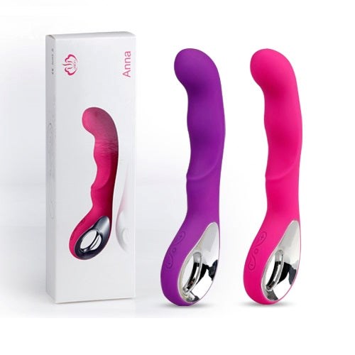 Romant Anna G Spot Vibrating Sex Toy Dual Motor Curved Vibrator - - G-Spot Vibrators