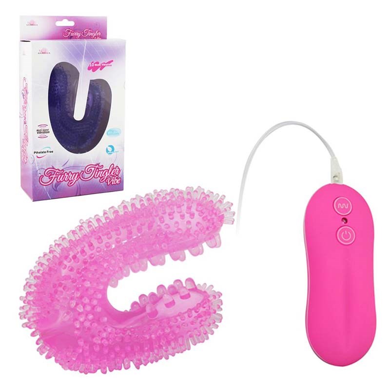 Aphrodisia Furry Tingler Vibe Multi Speed G Spot Vibrator - - G-Spot Vibrators