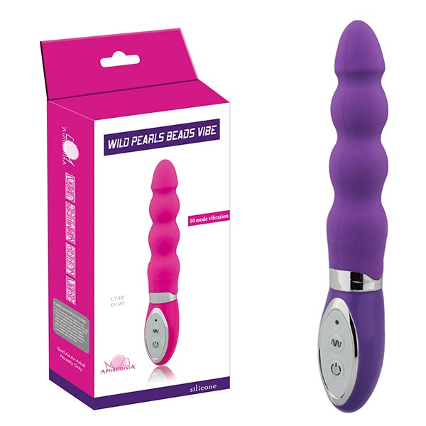 Aphrodisia Wild Pearls Multi Function Vibrator with Love Beads - - Mini & Slim Vibrators