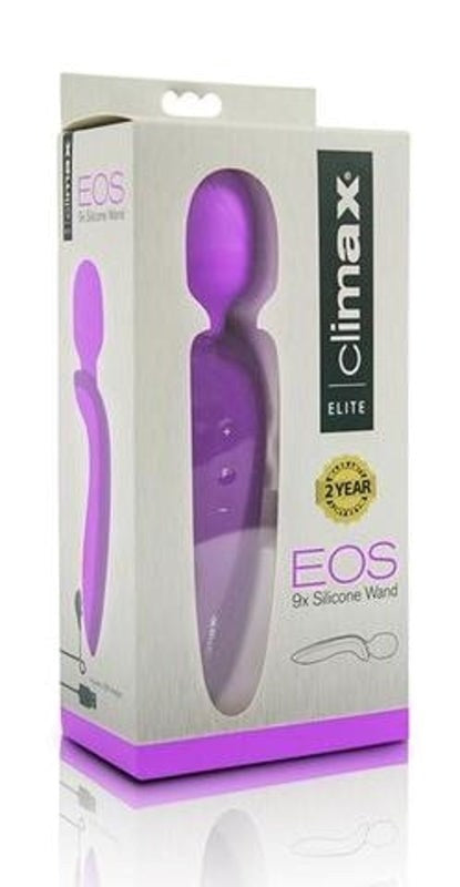Topco Climax Elite Eos Rechargeable 9x Silicone Wand Powerful Motor - - Luxury Sex Toys
