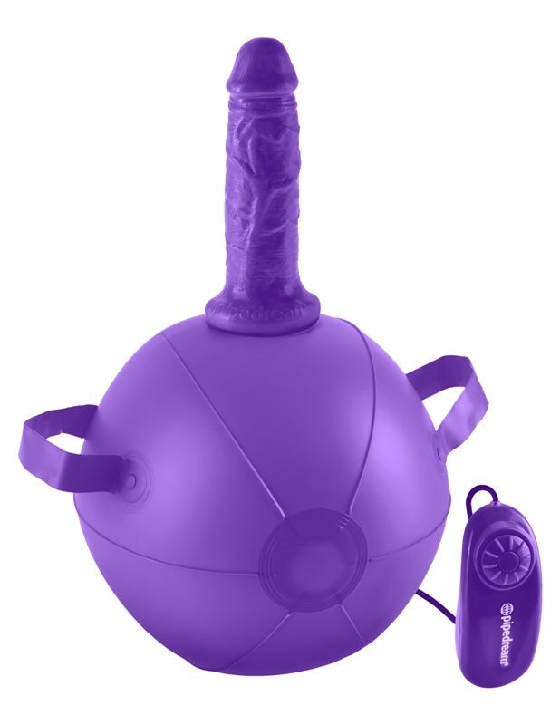 Pipedream Products Pipedream Dillio Vibrating Inflatable Mini Sex Ball with Dildo - - Inflatable Dildos and Vibrators